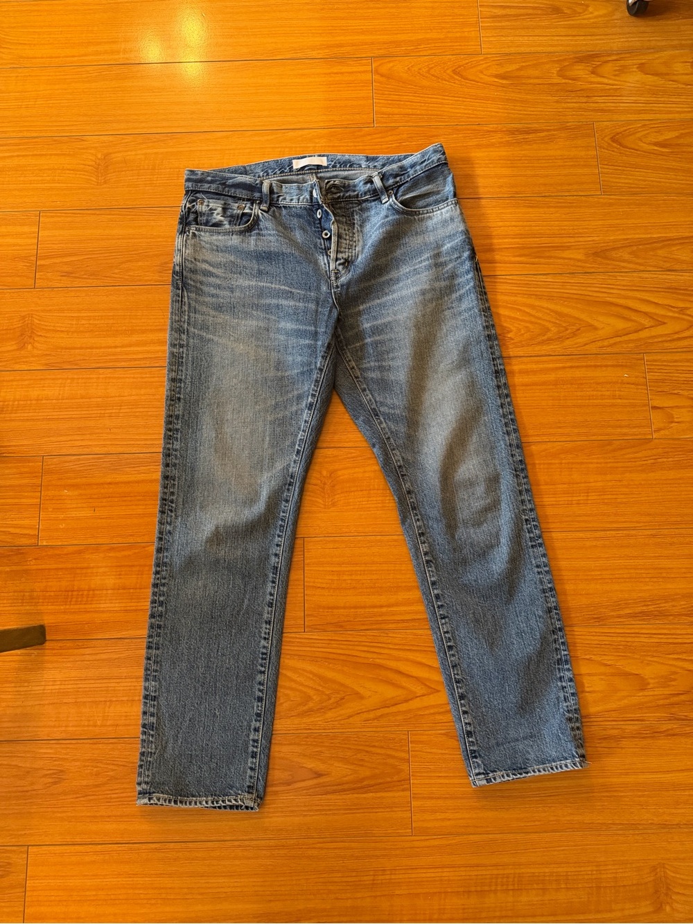 Moussy Men's Straight-Leg Blue Jeans